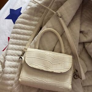 White purse